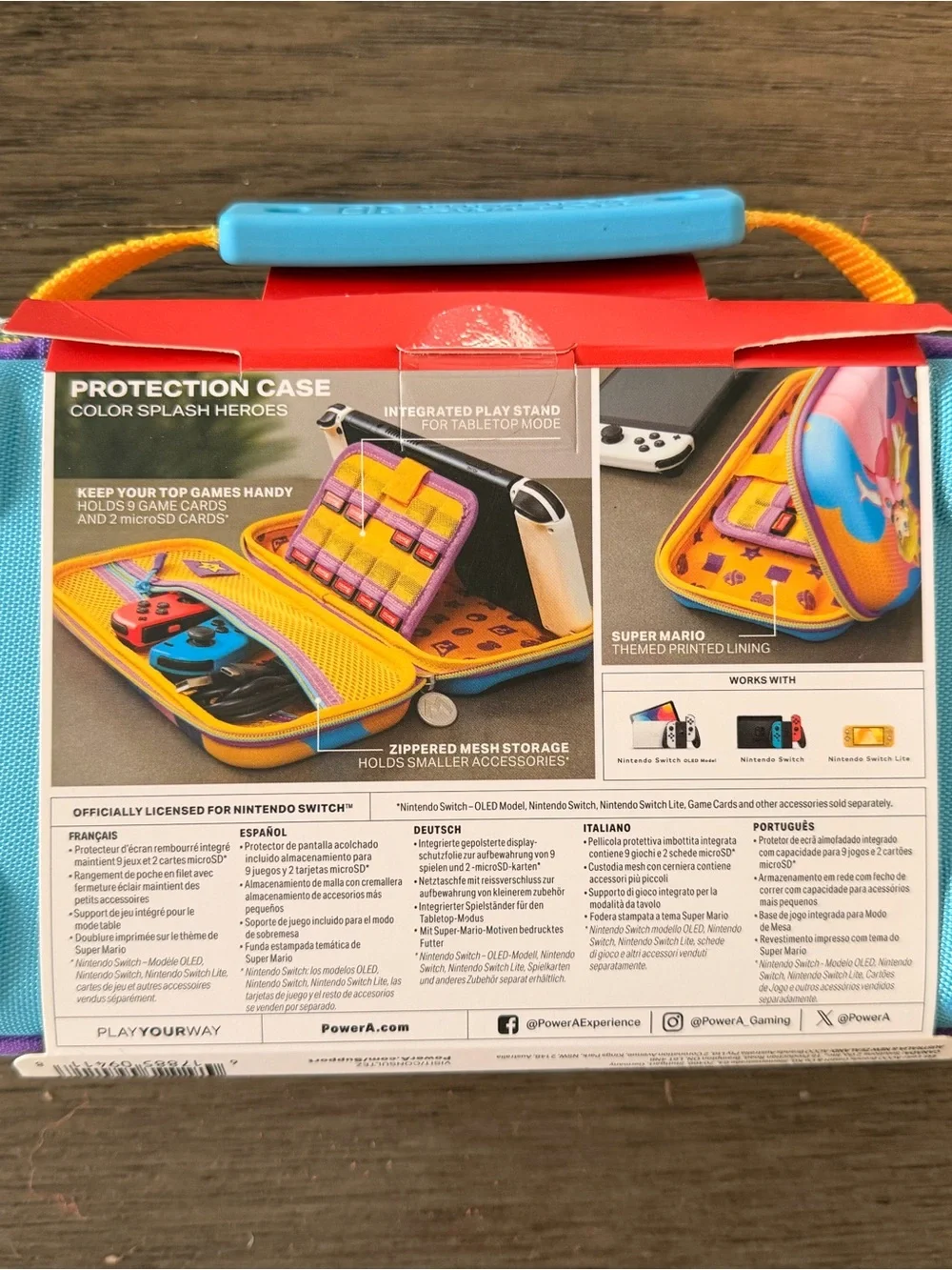 Nintendo Super Mario Protective Carry Case - Multi-Color